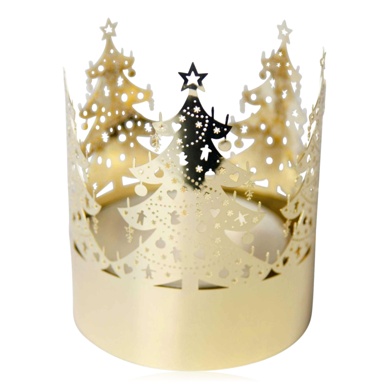 Pluto Tealight Tree Gold