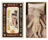 Maileg Little Sister Mouse In Matchbox With Playsuit
