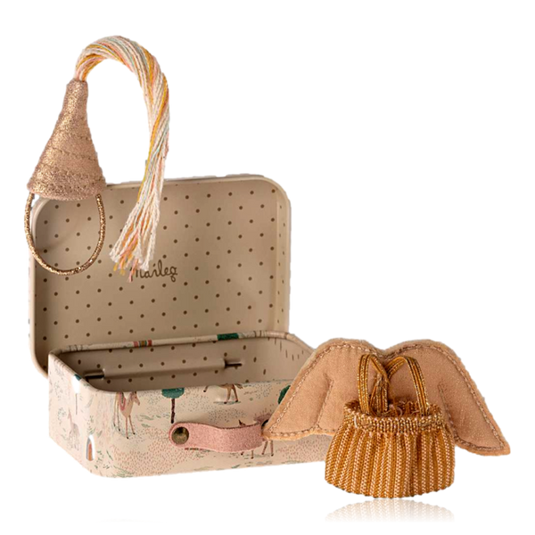Maileg Fairy Clothes In Suitcase For Little Sister Mouse