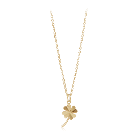 Pernille Corydon Clover Necklace Gold Plated