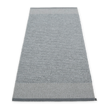 Pappelina Edit Rug Granit, Grey & Grey Metallic 70 x 200