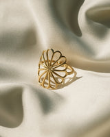 Pernille Corydon Bellis Large Adjustable Ring Gold