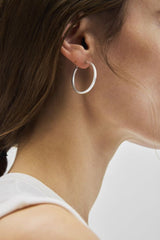 Pernille Corydon Circle Line Hoop Earrings Small Gold
