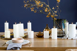 Uyuni Lighting LED Pillar Candle Nordic White 10.1 x 25cm
