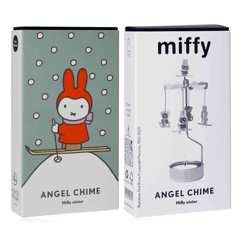 Pluto Rotary Candle Holder Miffy Winter Gold