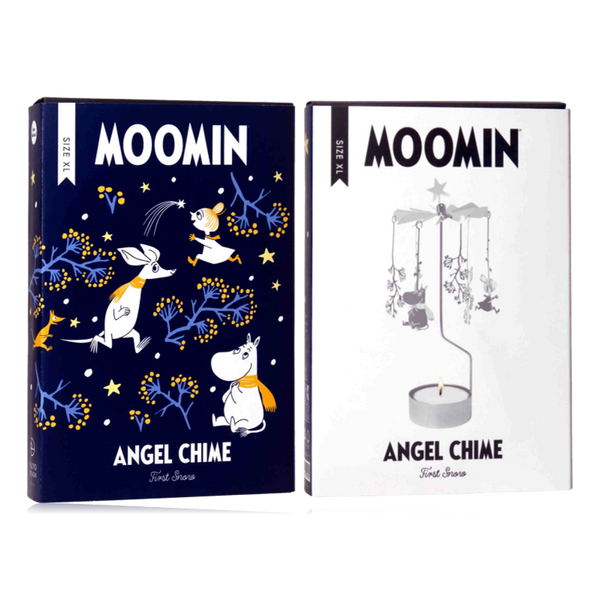 Pluto Rotary Candle Holder Moomin First Snow Large Silver