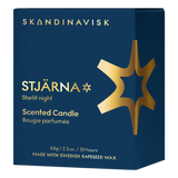 Skandinavisk Stjärna (Star) 65g Gold Symbol Scented Candle