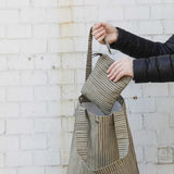 Spira Toilet Bag Brown Stripe