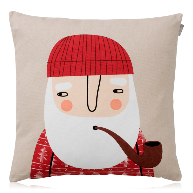 Spira of Sweden Face Cushion Cover Christmas Ebbot