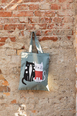 spira of sweden kattarlek cat design bag cushion