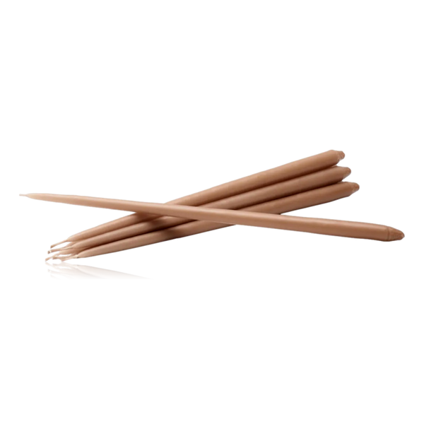 Stoff Nagel Taper Candle Dusty Rose Box of 6
