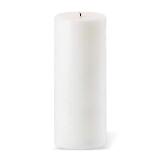 Uyuni Lighting LED Pillar Candle Nordic White 10.1 x 25cm
