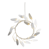 Uyuni Lighting LED Paper Mistletoe Ring Vanilla