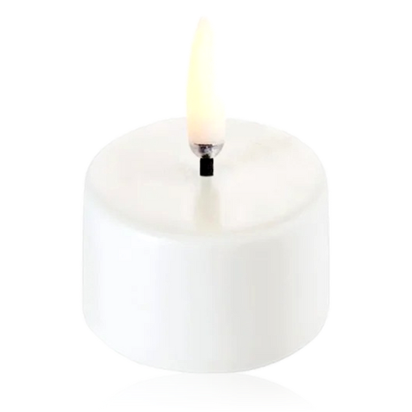 Uyuni Lighting Real Wax LED Tealight 400 Nordic White