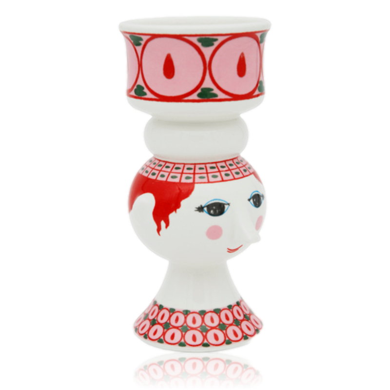 Bjørn Wiinblad Tulipa Candle Holder 12cm Red