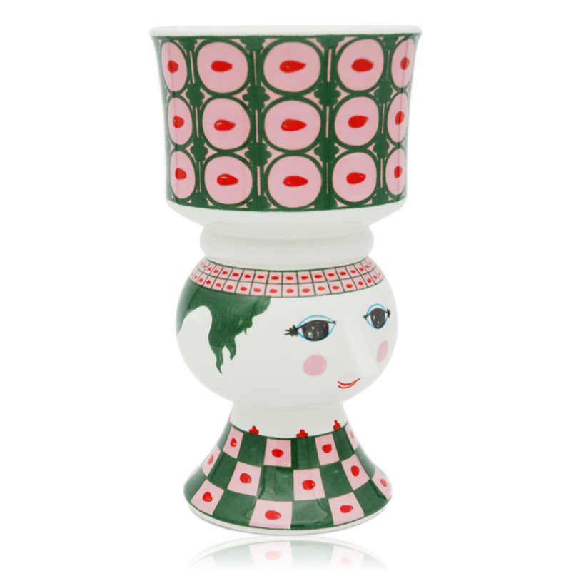Bjørn Wiinblad Tulipa Vase 20cm Green