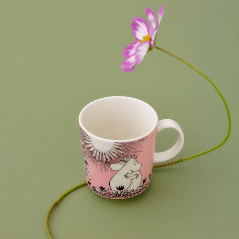 Moomin Arabia Love イースターエッグ 30th Arabia Moomin Mug Love Pink 30th Anniversary Edition – The