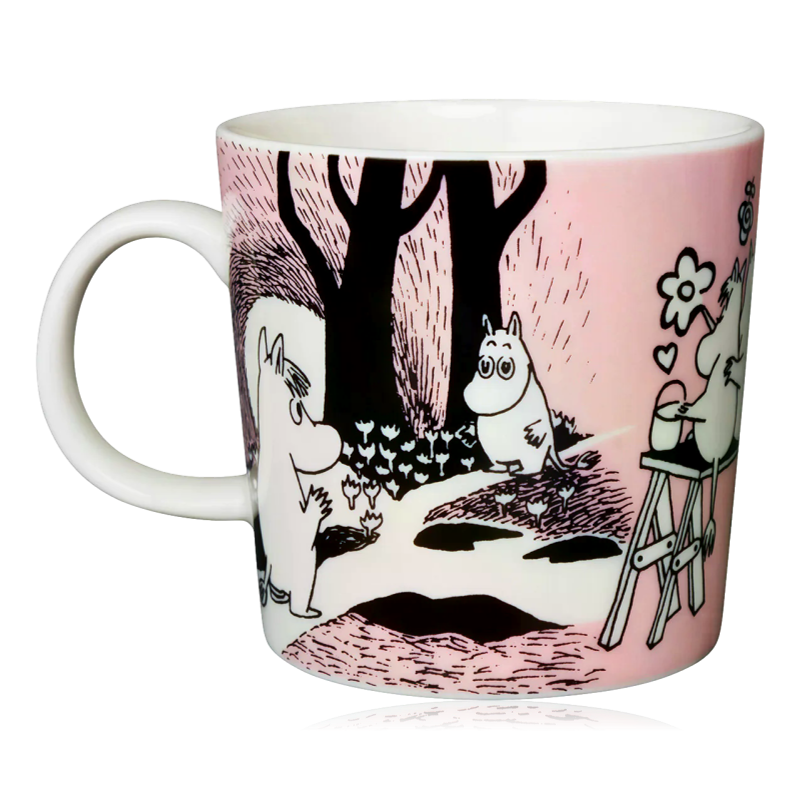 Arabia Moomin Mug Love Pink 30th Anniversary Edition – The
