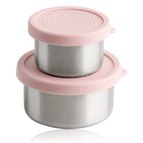 Aya & Ida Set of 2 Snack Containers Soft Rose