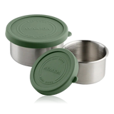 Aya & Ida Set of 2 Snack Containers Tropical Green