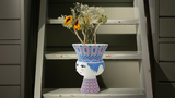Bjørn Wiinblad Ceramic Carmen Vase Blue
