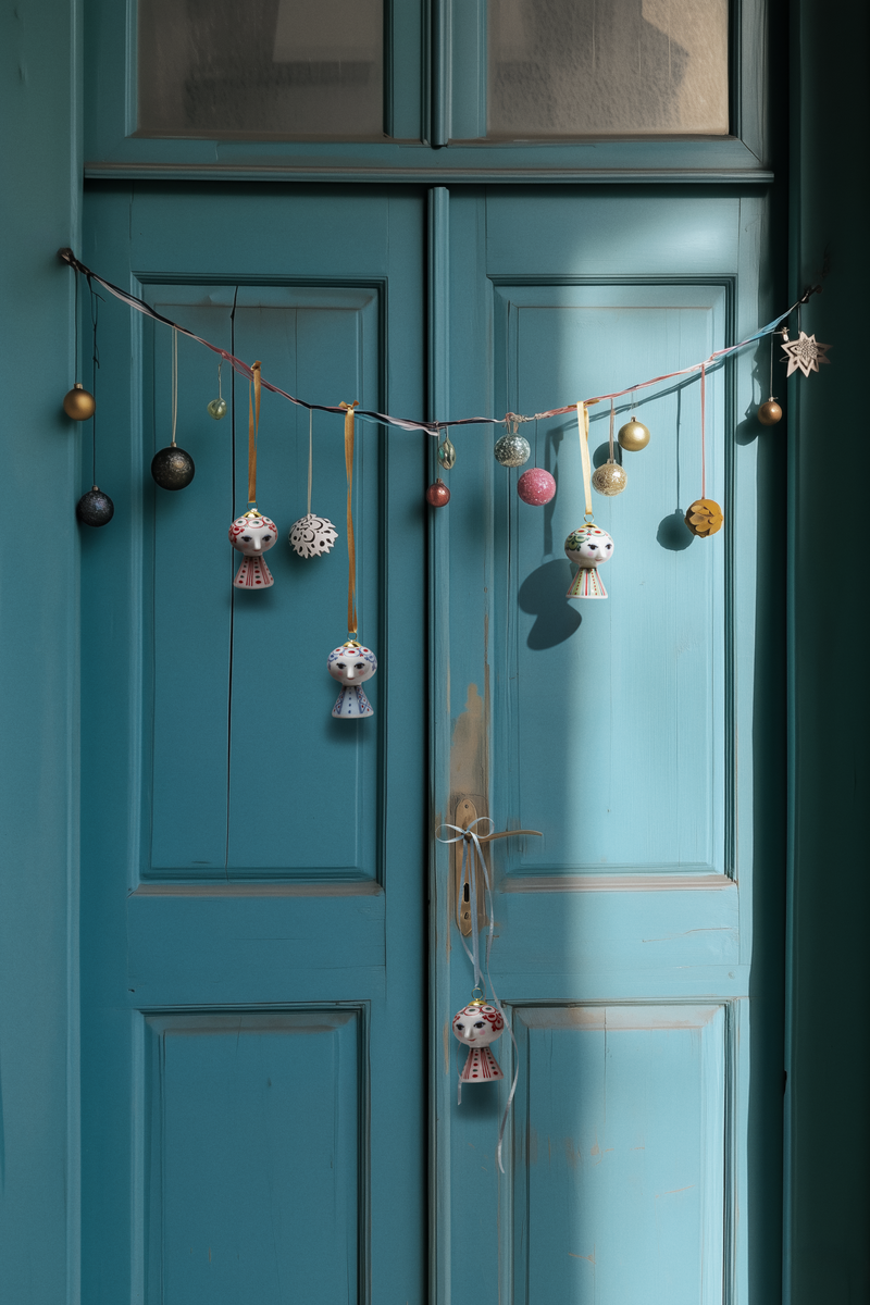 Bjørn Wiinblad Ceramic Eva Christmas Decoration Blue