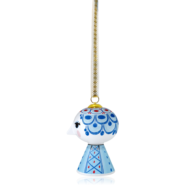 Bjørn Wiinblad Ceramic Eva Christmas Decoration Blue