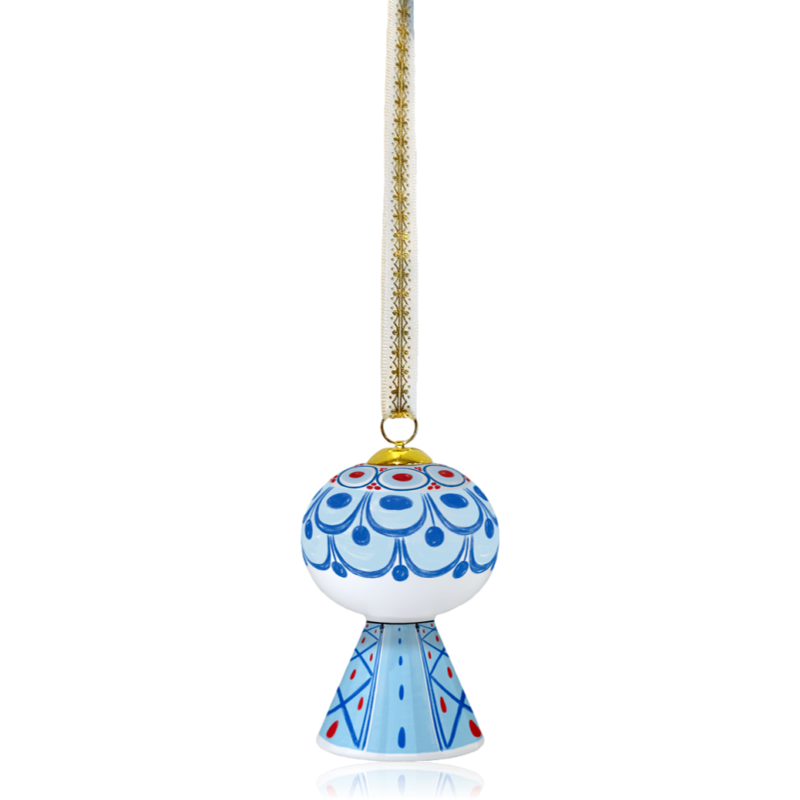 Bjørn Wiinblad Ceramic Eva Christmas Decoration Blue