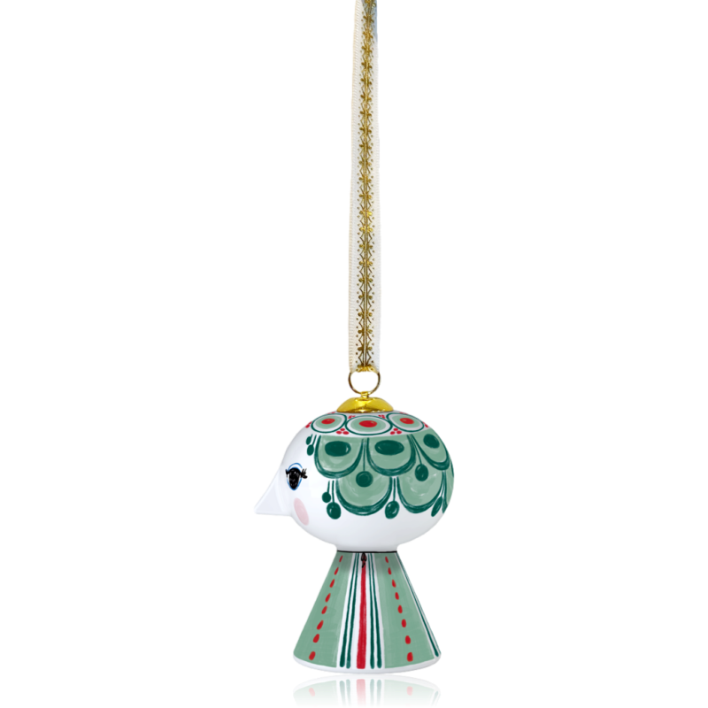 Bjørn Wiinblad Ceramic Eva Christmas Decoration Green