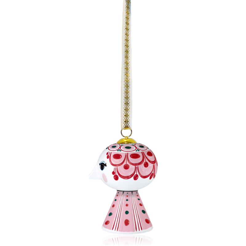 Bjørn Wiinblad Ceramic Eva Christmas Decoration Red