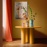 Bjørn Wiinblad Nina Vase 28.5cm Light Blue & Green