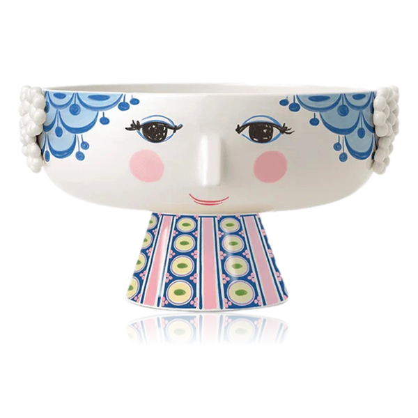 Bjørn Wiinblad Ceramic Eva Bowl Blue