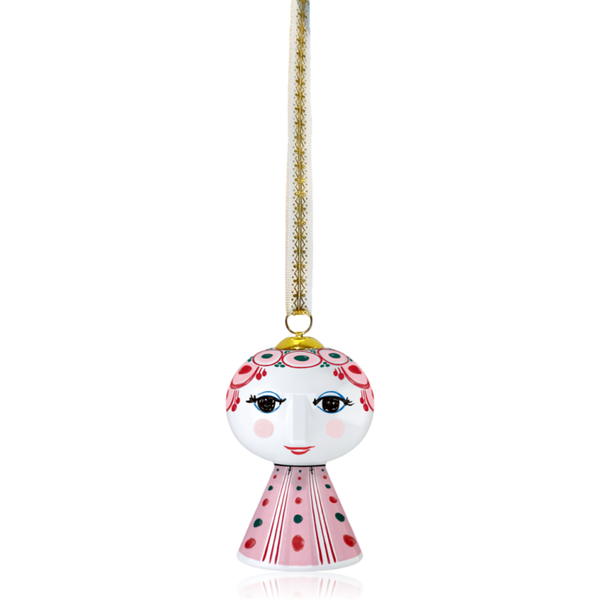 Bjørn Wiinblad Ceramic Eva Christmas Decoration Red