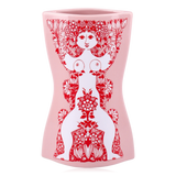 Bjørn Wiinblad Nina Vase 16.5cm Red & Pink