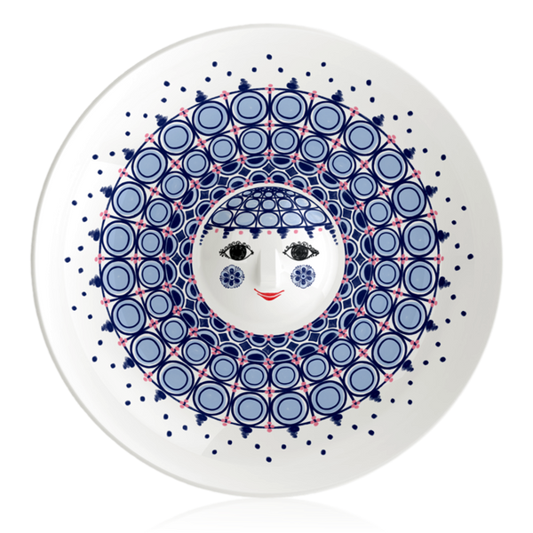 Bjørn Wiinblad Ceramic Olga Dish Blue