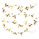 Broste Brass Mistletoe Garland Ivory Beads