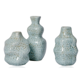 Broste Cornelia Stoneware Vase Set of 3 Light Blue