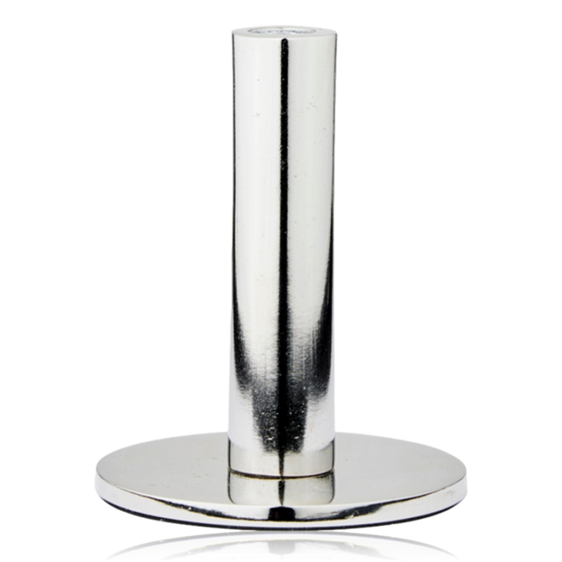 Broste Maro Silver Finish Candle Holder Small