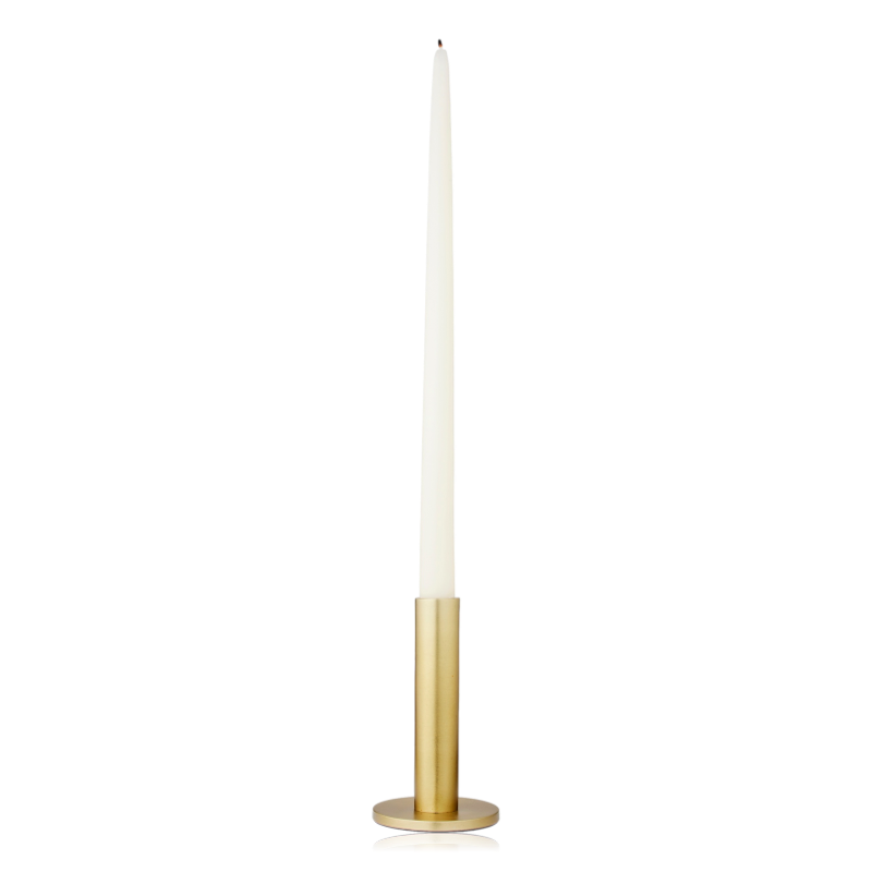 Broste Maro Brass Finish Candle Holder Large