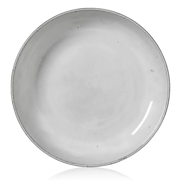 Broste Nordic Sand Stoneware Shallow Bowl