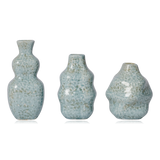 Broste Cornelia Stoneware Vase Set of 3 Light Blue
