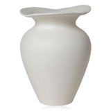 Broste Florentina Stoneware Vase Small Off White