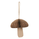 Broste Paper Fungi Ornament Mustard