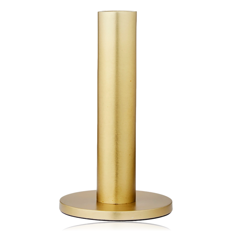 Broste Maro Brass Finish Candle Holder Large