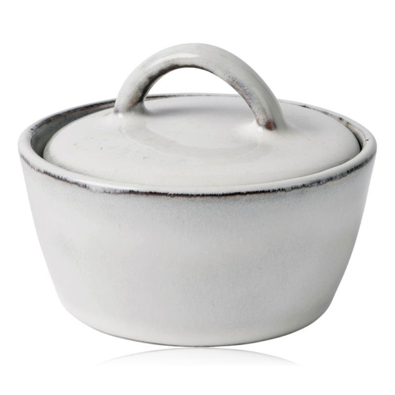 Broste Nordic Sand Bowl With Lid
