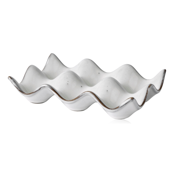 Broste Nordic Sand Stoneware Egg Tray