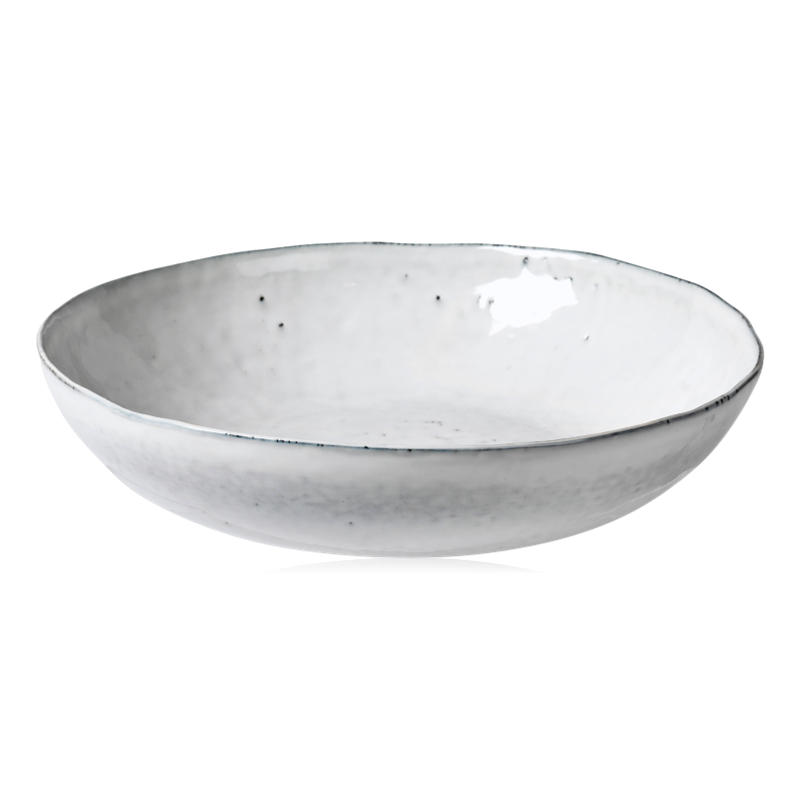 Broste Nordic Sand Stoneware Extra Large Salad Bowl