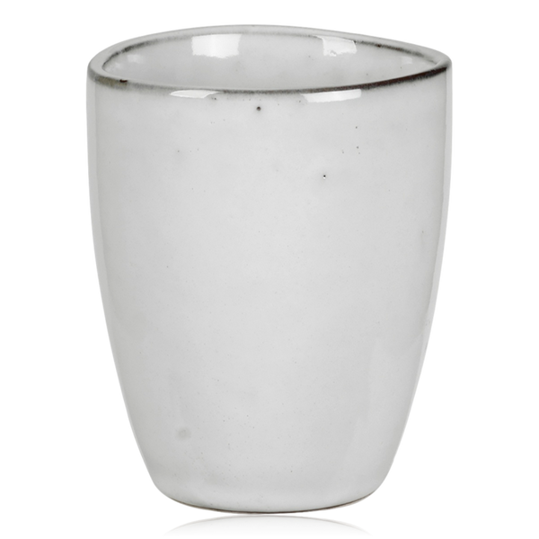 Broste Nordic Sand Stoneware Mug Handleless