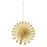 Broste Tulip Paper Rosette Ø12 cm Butter Yellow