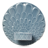 Dottir Ceramic Wall Votive Pipanella Harlequin Large Blue-Grey